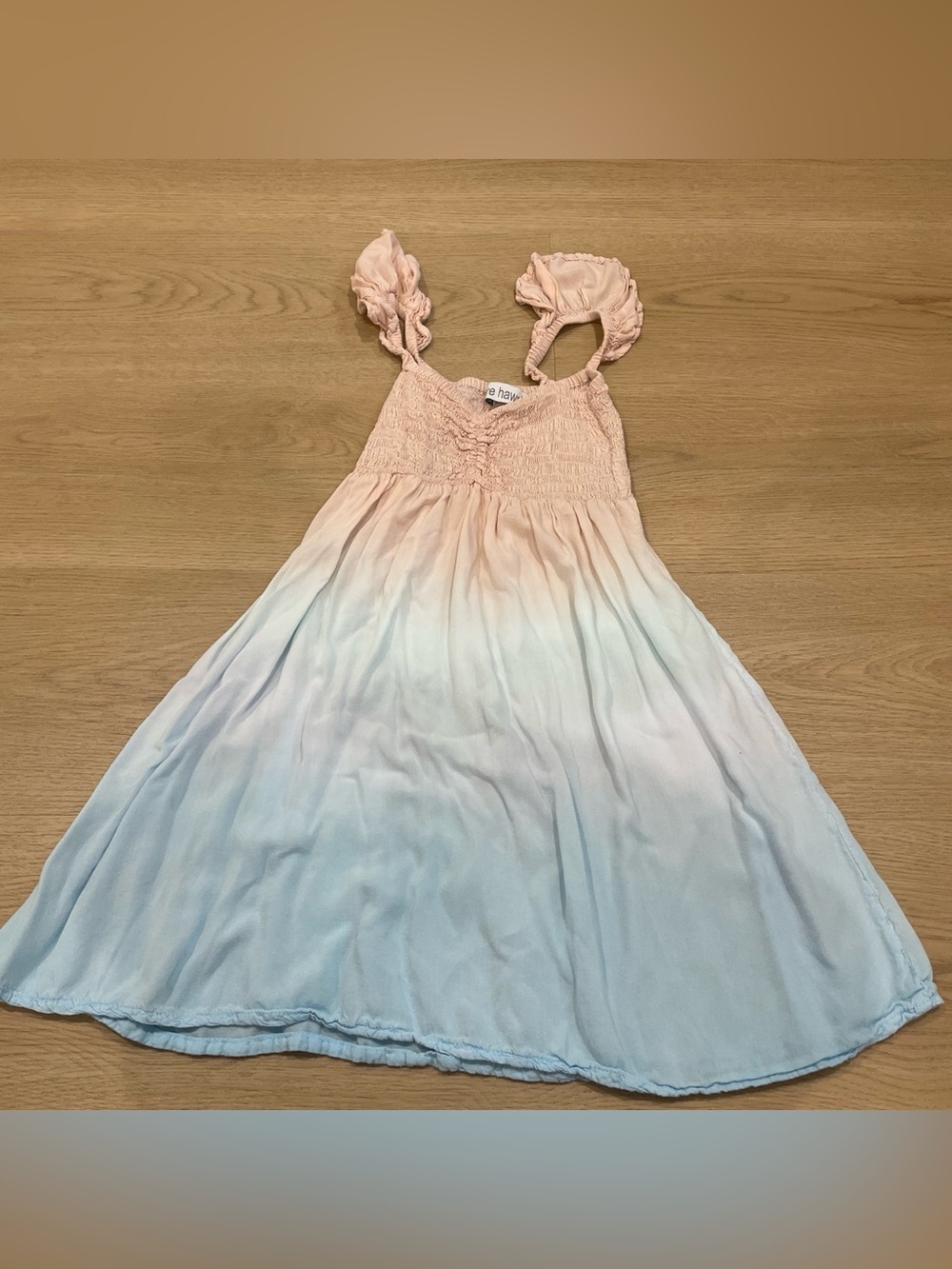 Tiare Hawaii Girls Pink to Blue Ombre Sundress - Picture 4 of 4